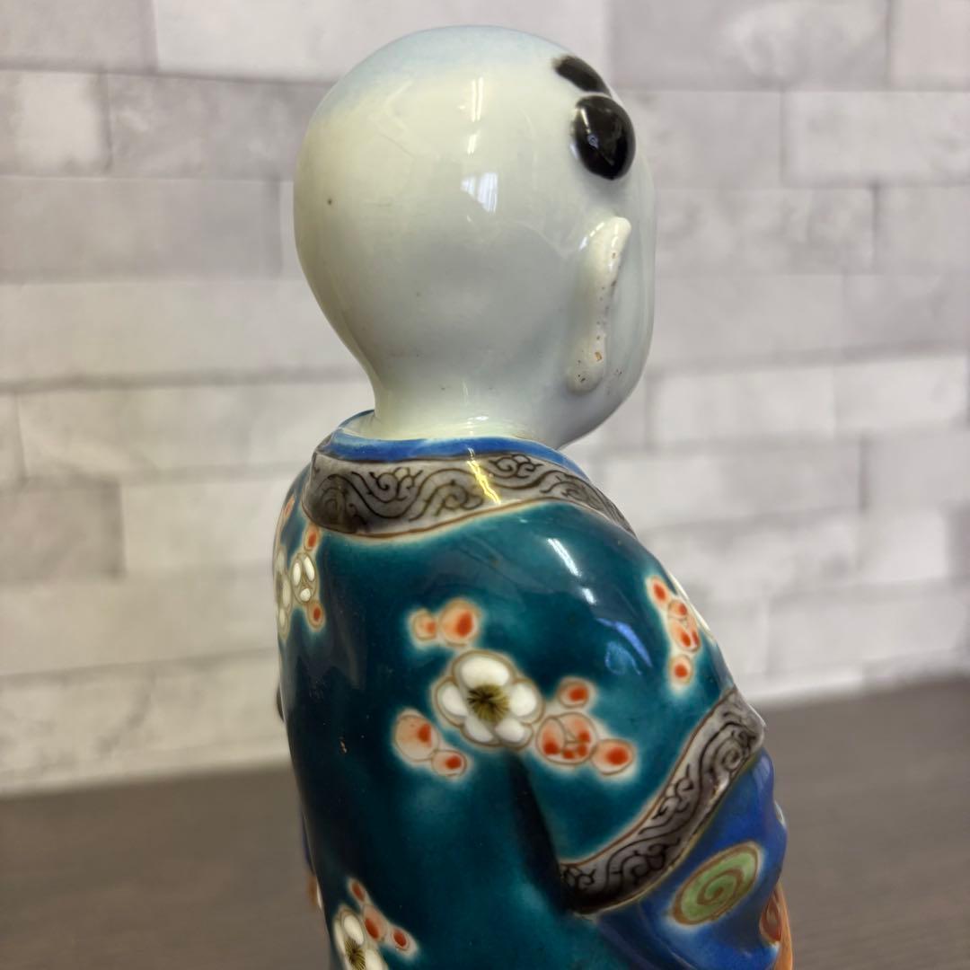 伊万里 唐子人形 置物 太鼓打 アンティーク