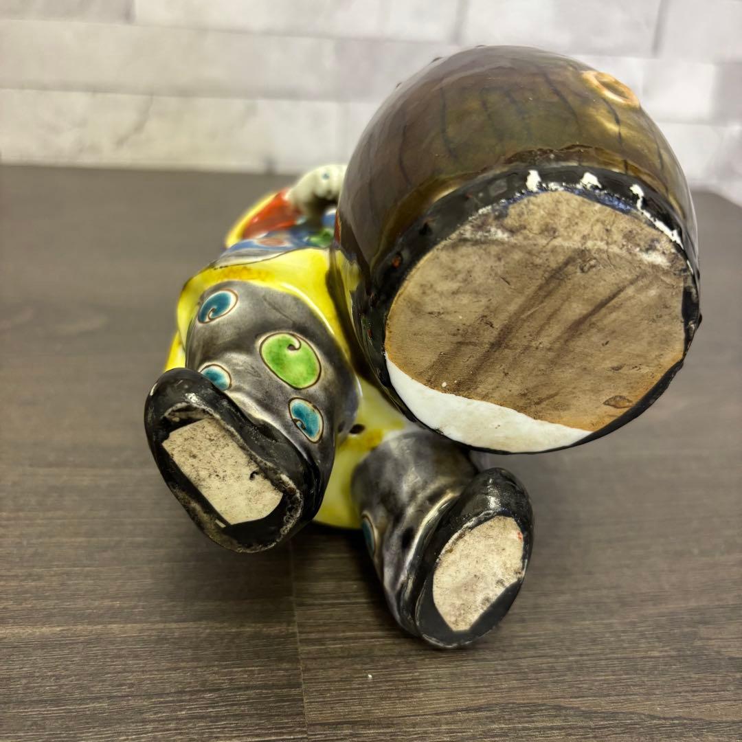 伊万里 唐子人形 置物 太鼓打 アンティーク