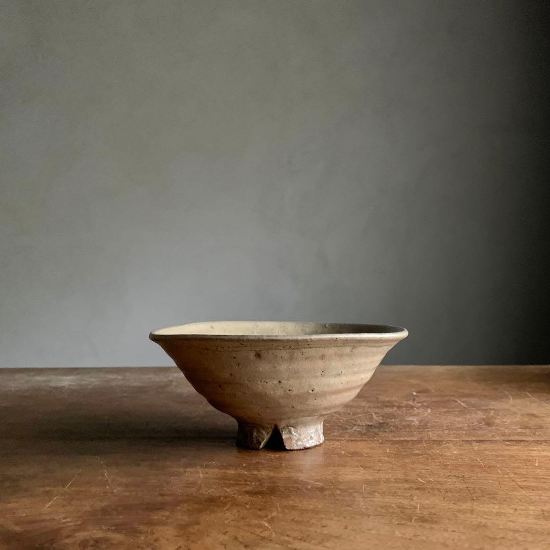 古萩 茶碗 江戸時代 茶道具 古道具 古美術 アンティーク 萩焼