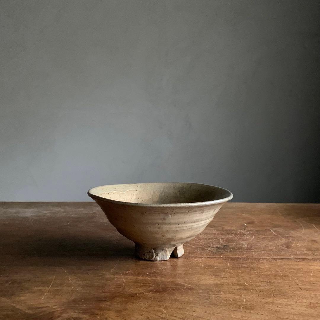 古萩 茶碗 江戸時代 茶道具 古道具 古美術 アンティーク 萩焼