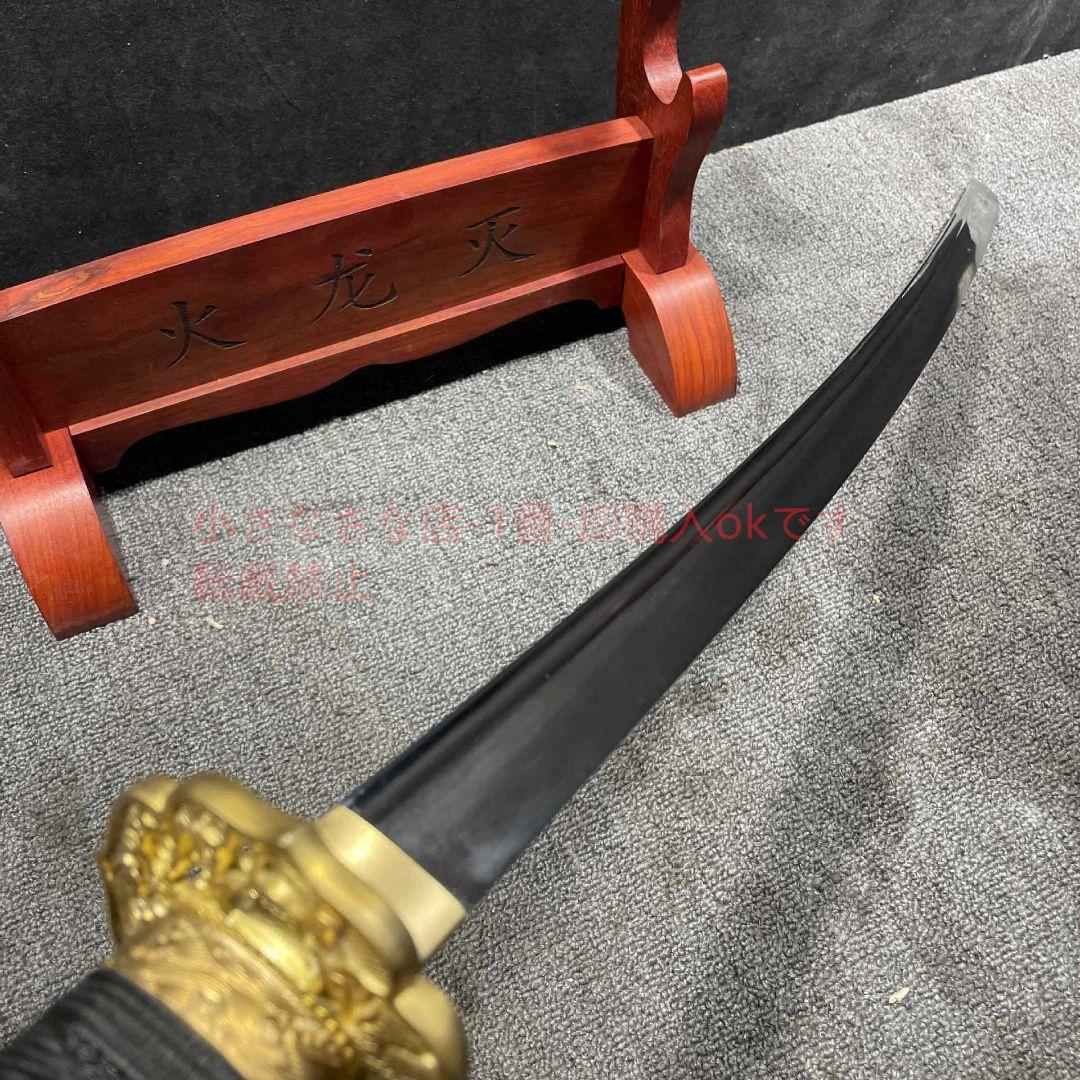 武士打刀29寸ロング1095鋼バージョン波 古兵器 武具 日本刀 模造刀 居合刀