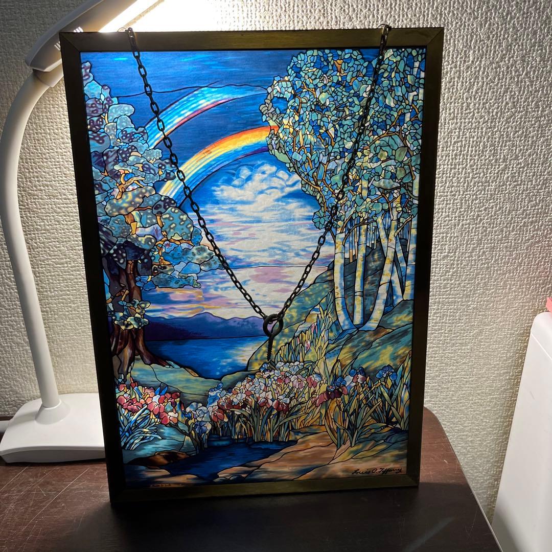 ルイス・C・ティファニー レインボー 虹 ステンドグラス グラスマスターズ