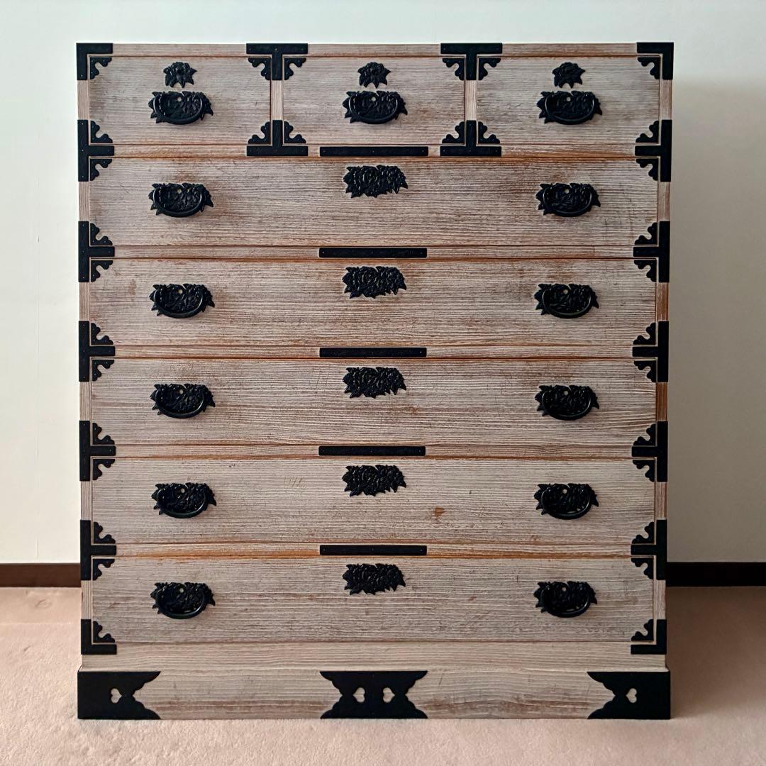 桐箪笥　時代仕上　新潟県加茂市産