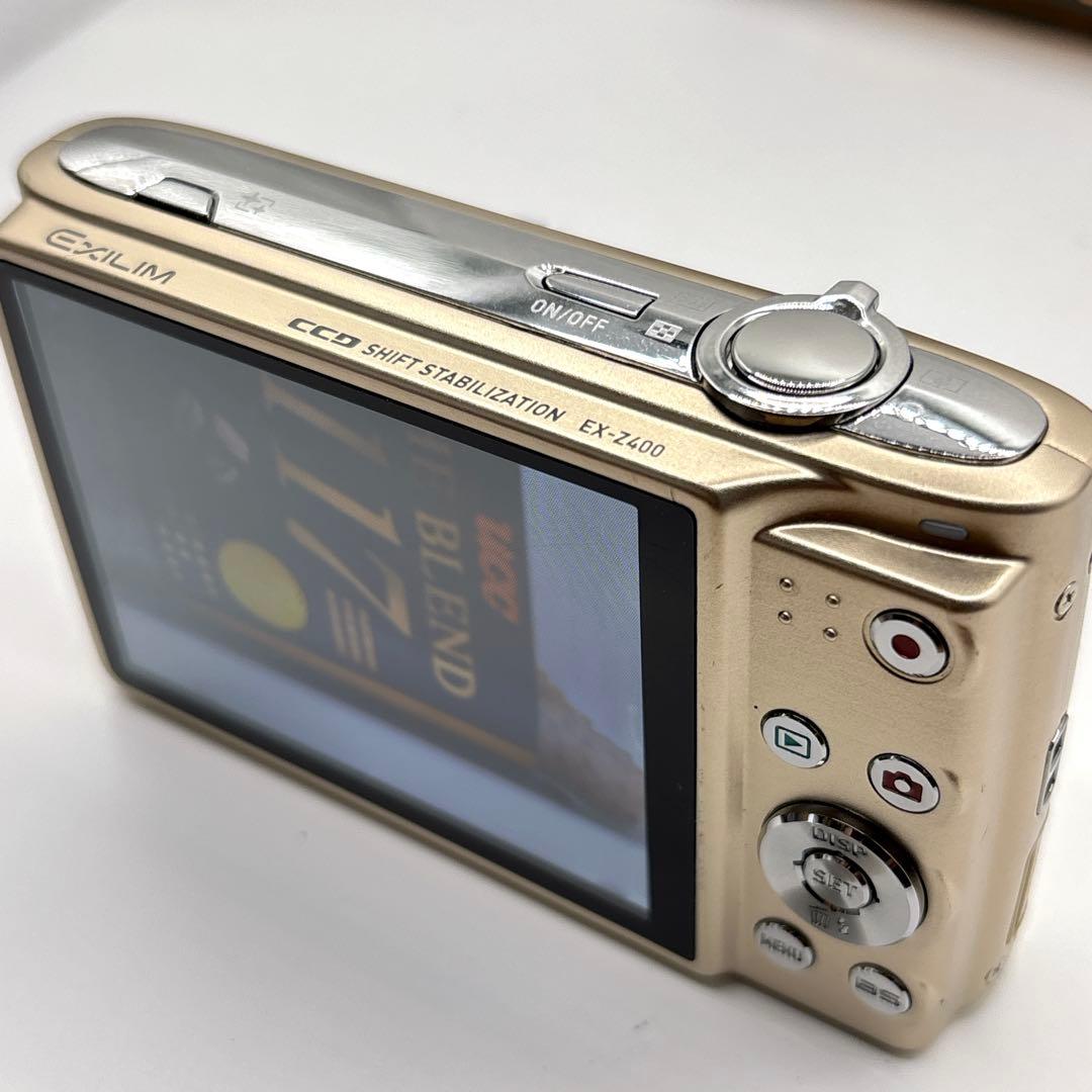 CASIO EXILIM EX-Z400 カシオ　デジカメ　コンデジ　ゴールド