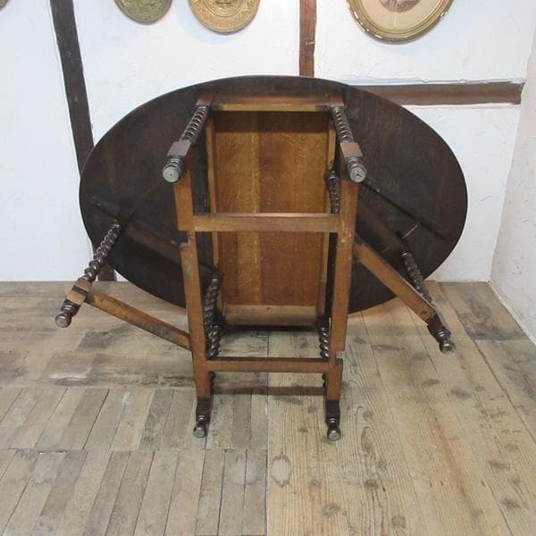 イギリス アンティーク 家具 ゲートレッグテーブル ダイニング 英国 6010e