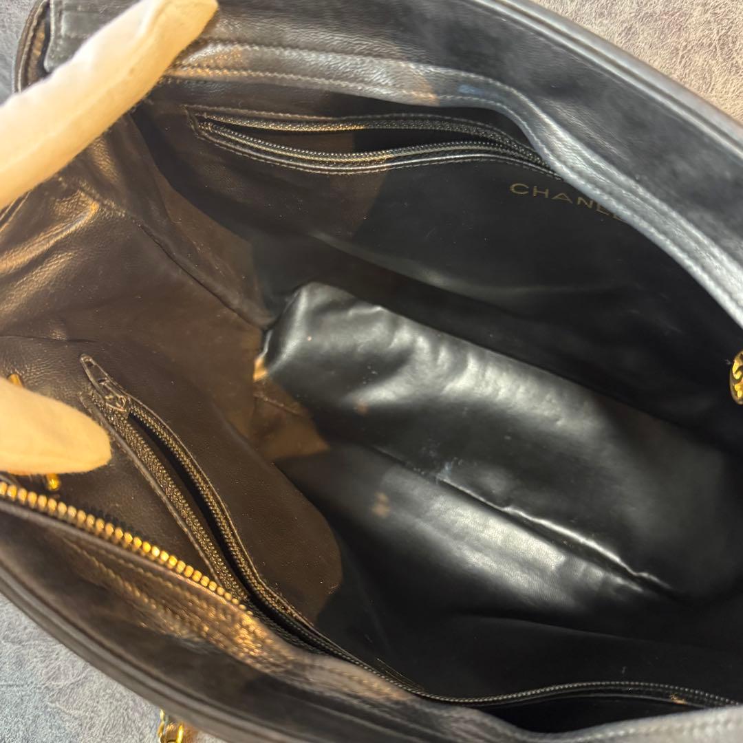 シャネル CHANEL マトラッセ チェーントートバッグ ココマークチャーム