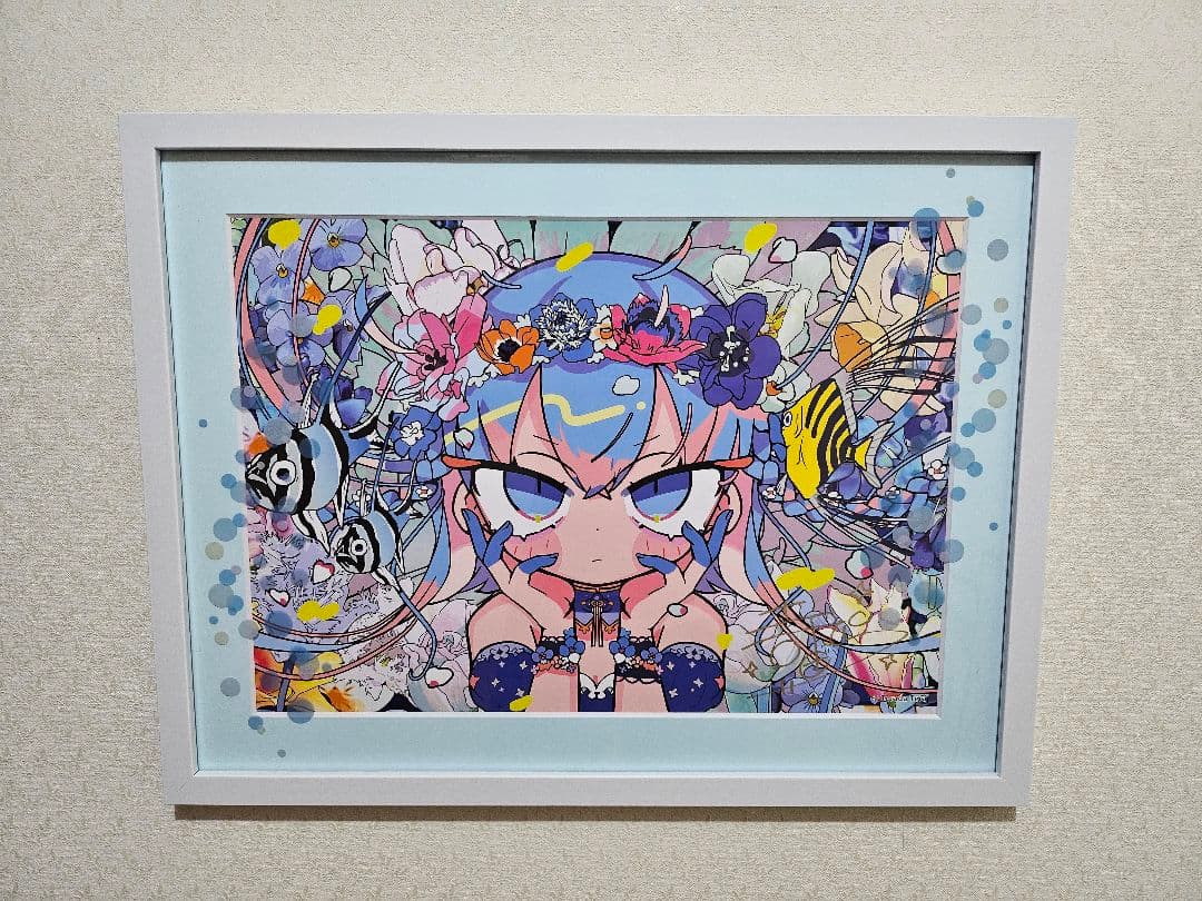 寺田てら　直筆サイン入り複製原画