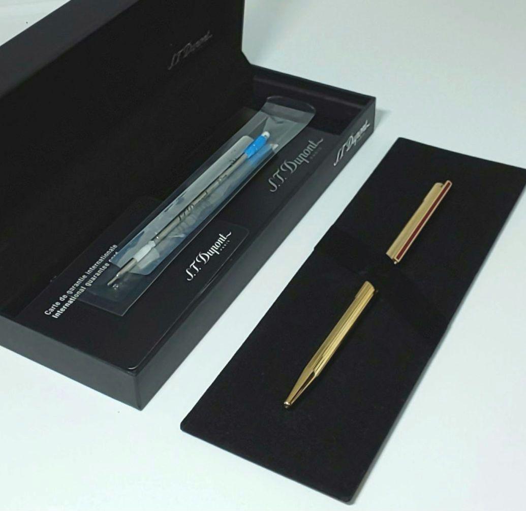 【未使用】S.T.Dupont デュポン ボールペン&シャープペン ゴールド