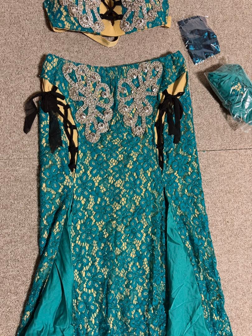 ベリーダンス セットアップ ターコイズEgypt