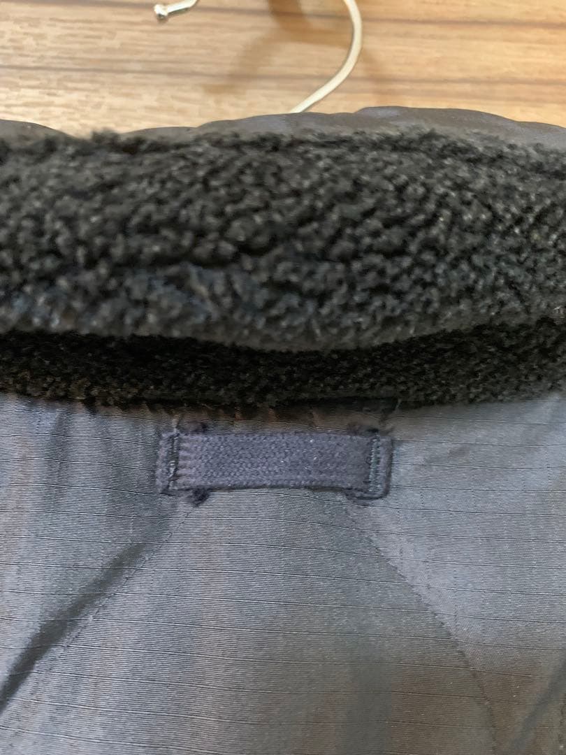 TAION タイオン　ミリタリー　リバーシブル　ダウンジャケット　ボア　ブラック