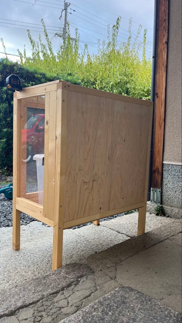 【大阪】手製飼育小屋　飼育ケース　虫かご鳥かご　カブトムシ　爬虫類◆おまけ付き◆