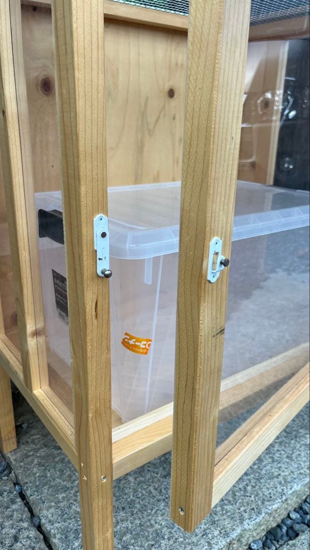 【大阪】手製飼育小屋　飼育ケース　虫かご鳥かご　カブトムシ　爬虫類◆おまけ付き◆