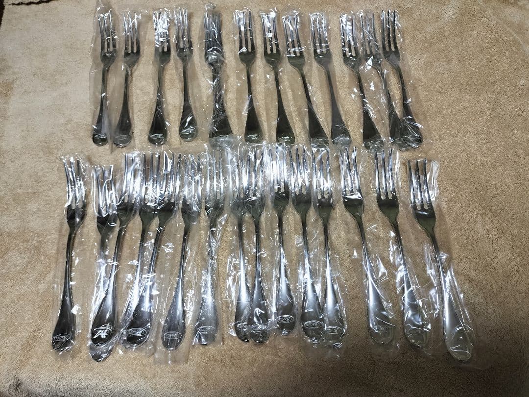 【Barilla】ステンレス製フォーク 36本セット