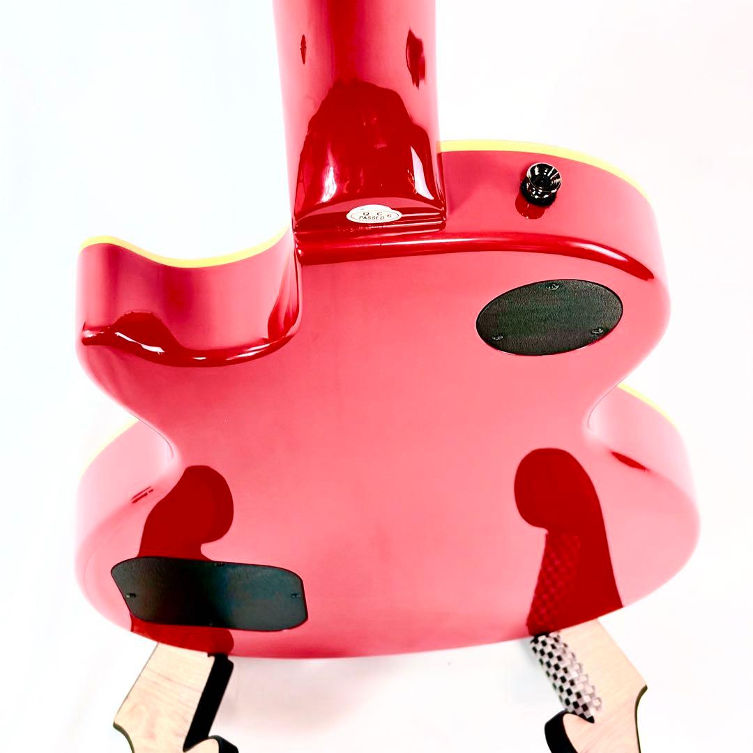 未使用　MAISON レスポールカスタム　レッド　ギブソンヘッド　セットネック