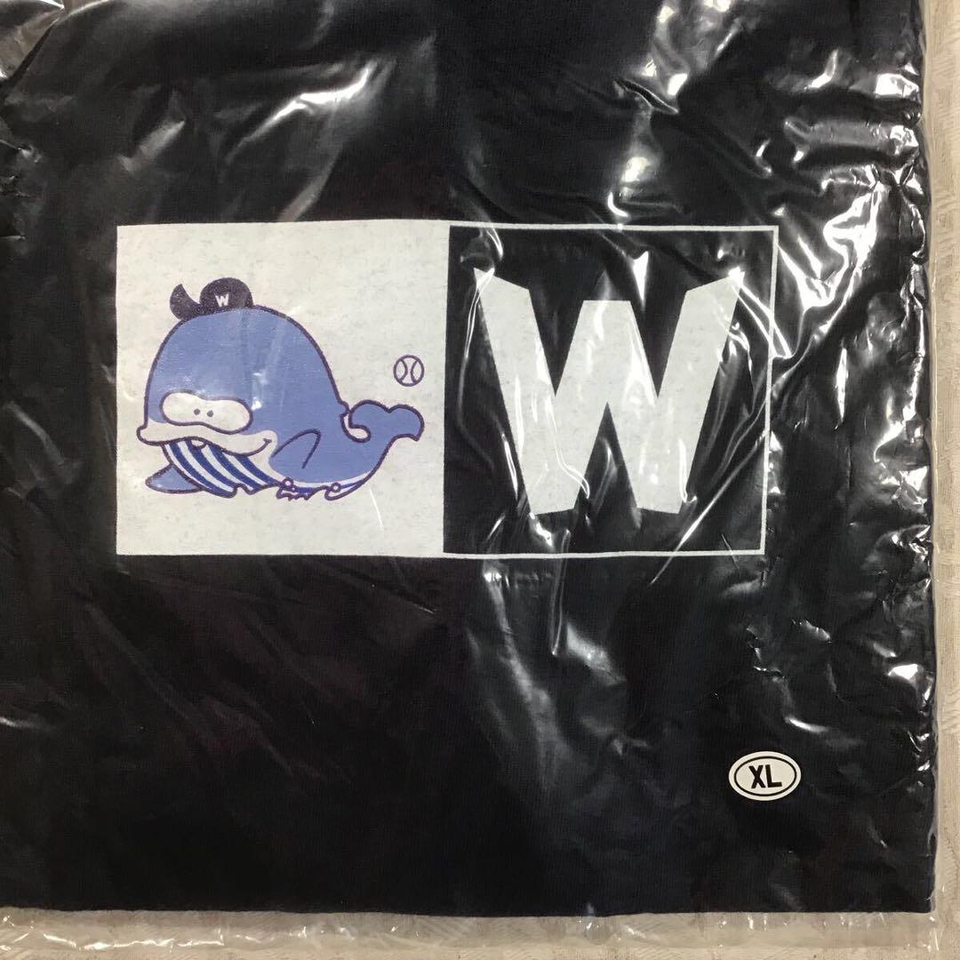 未開封 横浜大洋ホエールズ70th記念Tシャツ ネイビーXL クジラのクーチャン