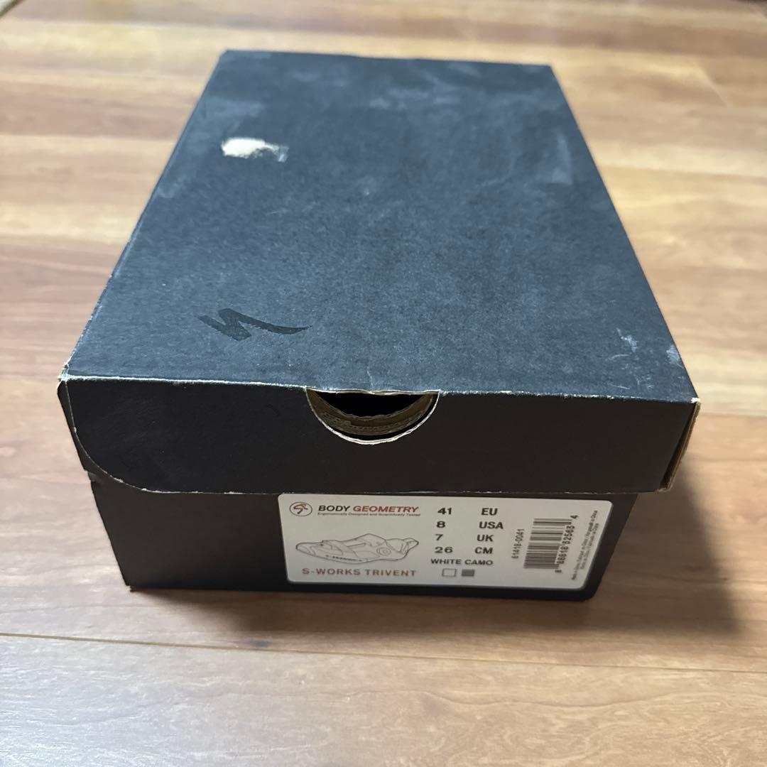 S-Works trivent 自転車シューズ ホワイト・グレー・ブラック