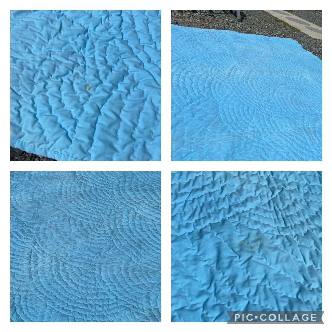 USED USA古着 大判ラグ キルティング パッチワーク vintage