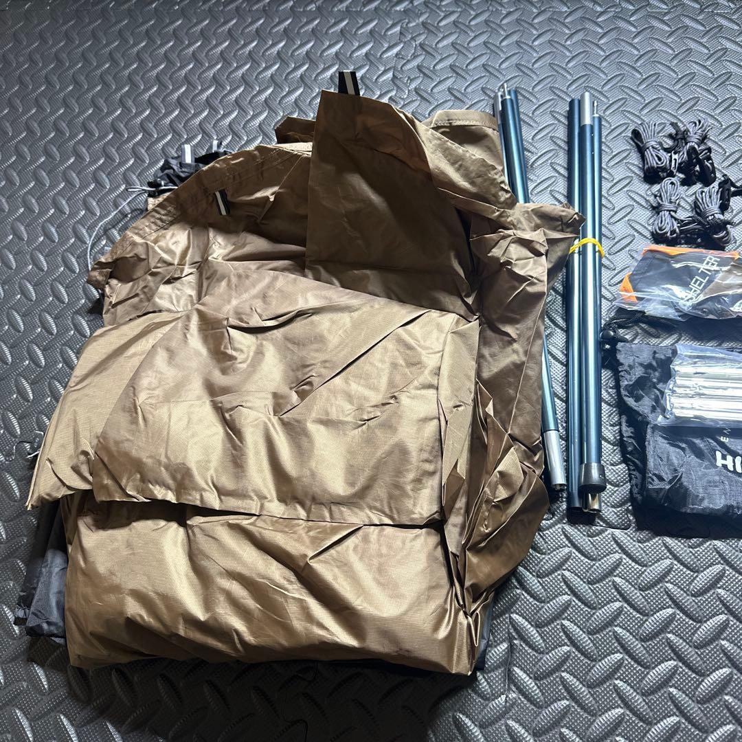 NINJA SHELTER キャンプテント ダークベージュ