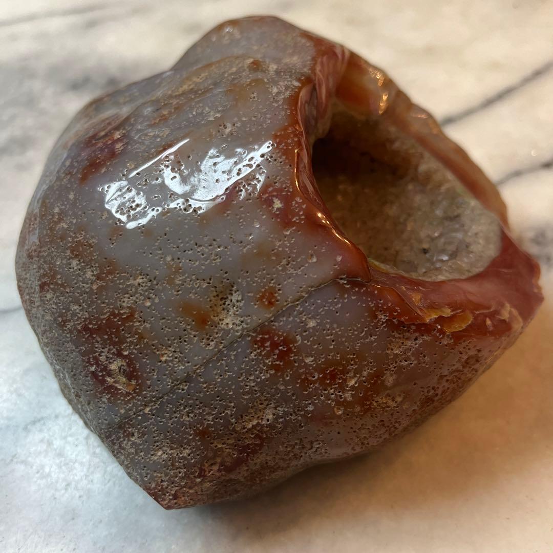 ⚠️注意‼️発送が特定月末の限定品　赤橙は魔を払う縁起の良い石　おすすめの古い原石