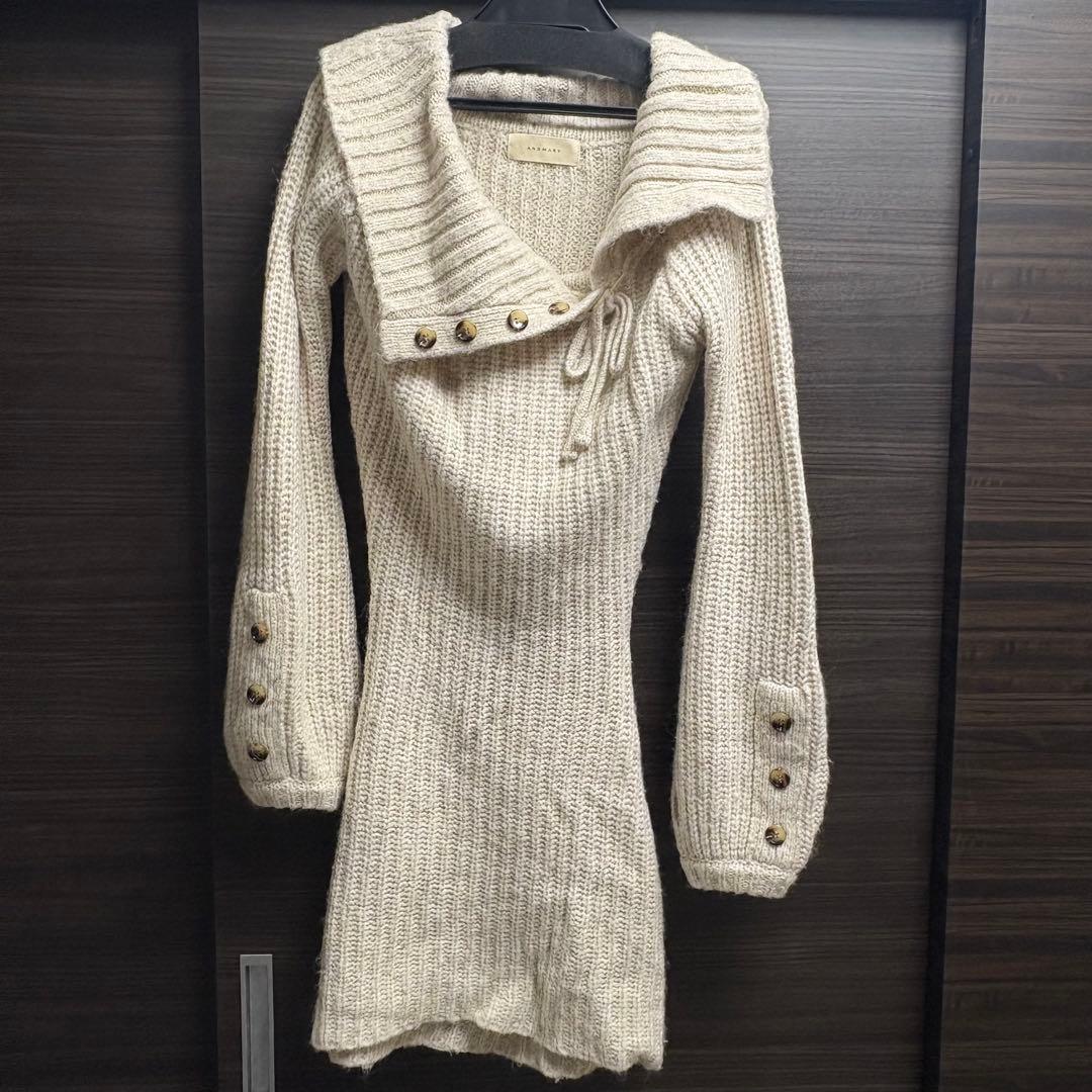 ワンピース ANDMARY Amari ribbon mini dress