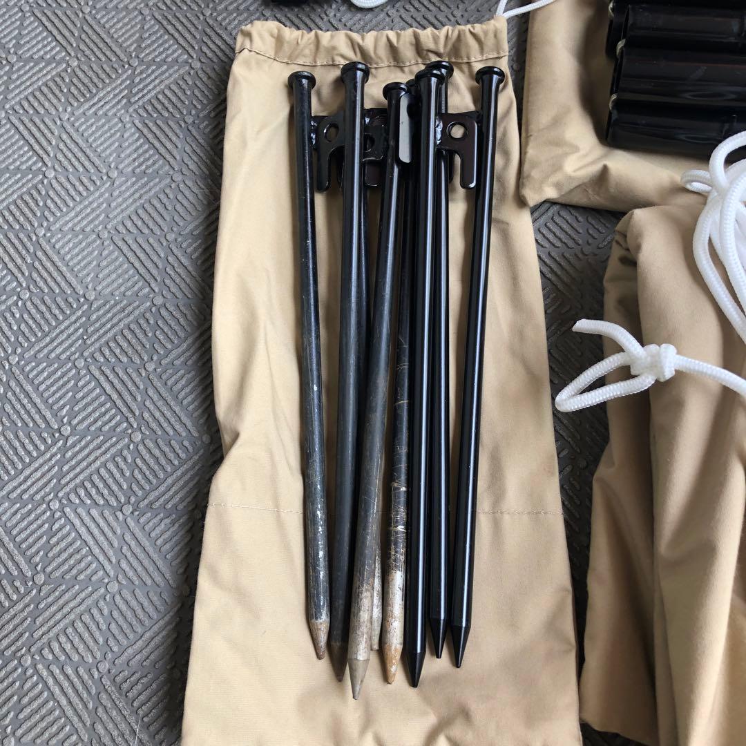 dodワンポールテントL グランドシート いつかのタープ tcなど5点セット売り