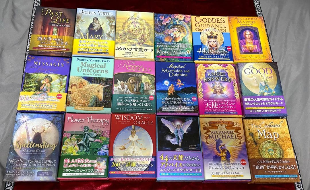 ロマンスエンジェルオラクルカード　全部で18点