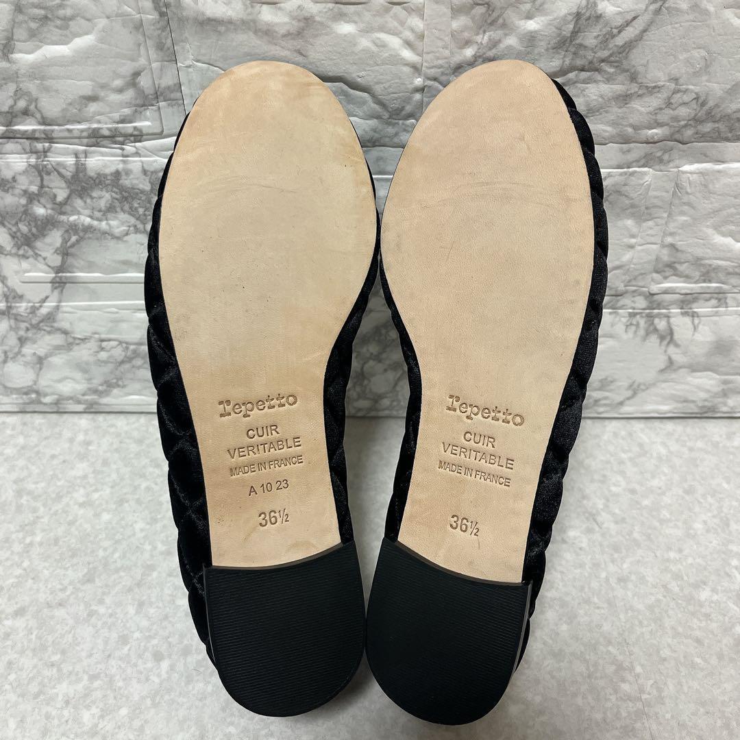 ⭐未使用級・激レア⭐レペット バレエシューズ キルティング サンドリオン 23㎝