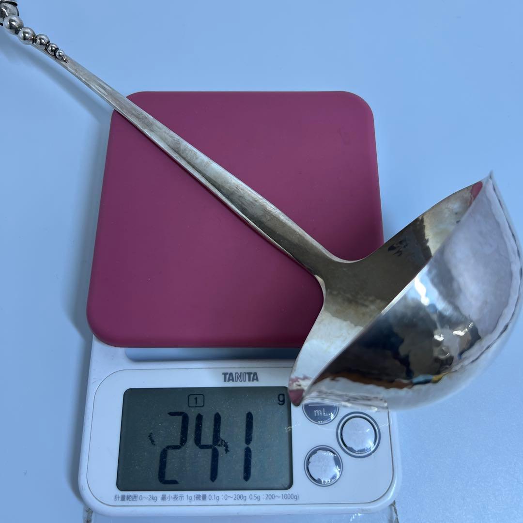 ジョージジェンセン激レアブロッサムsterling925 特大グレービーレードル