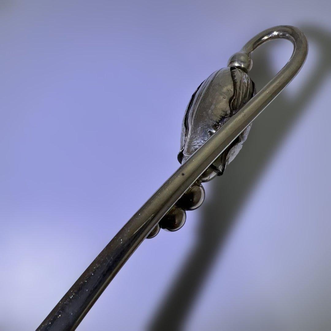 ジョージジェンセン激レアブロッサムsterling925 特大グレービーレードル