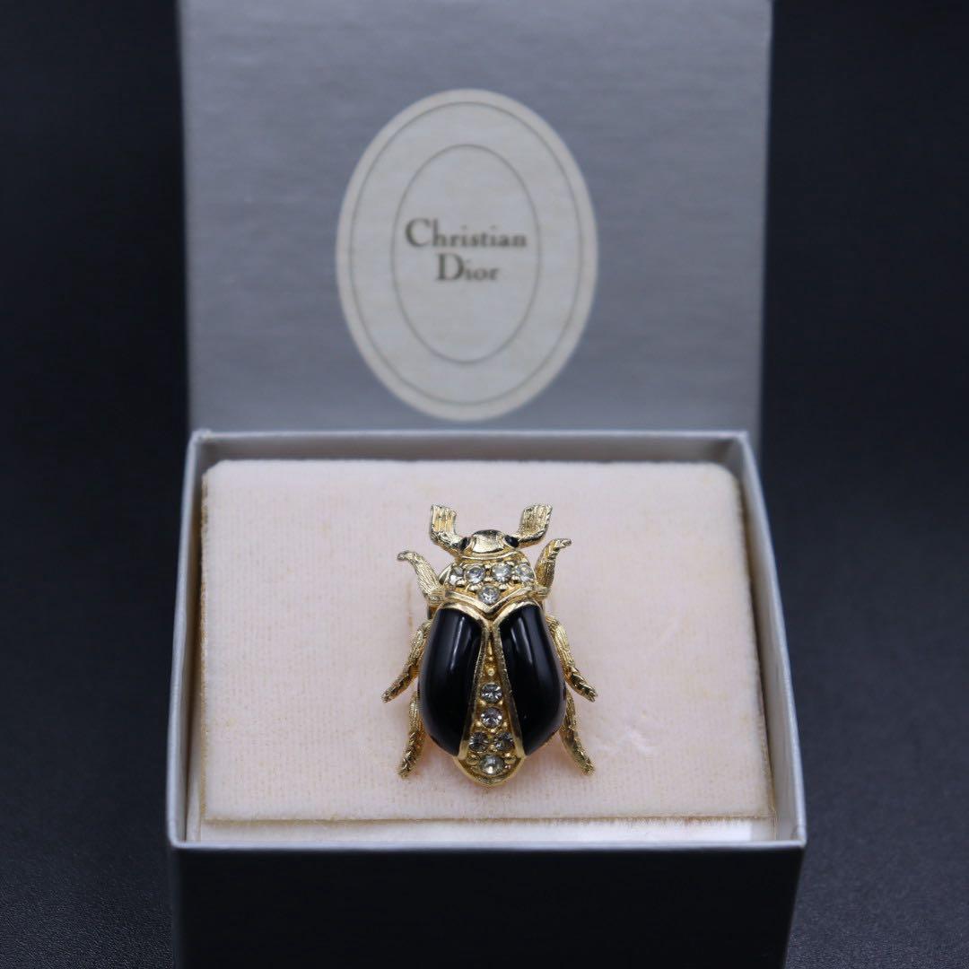 ディオール ブローチ 虫 モチーフ ヴィンテージ アクセサリー