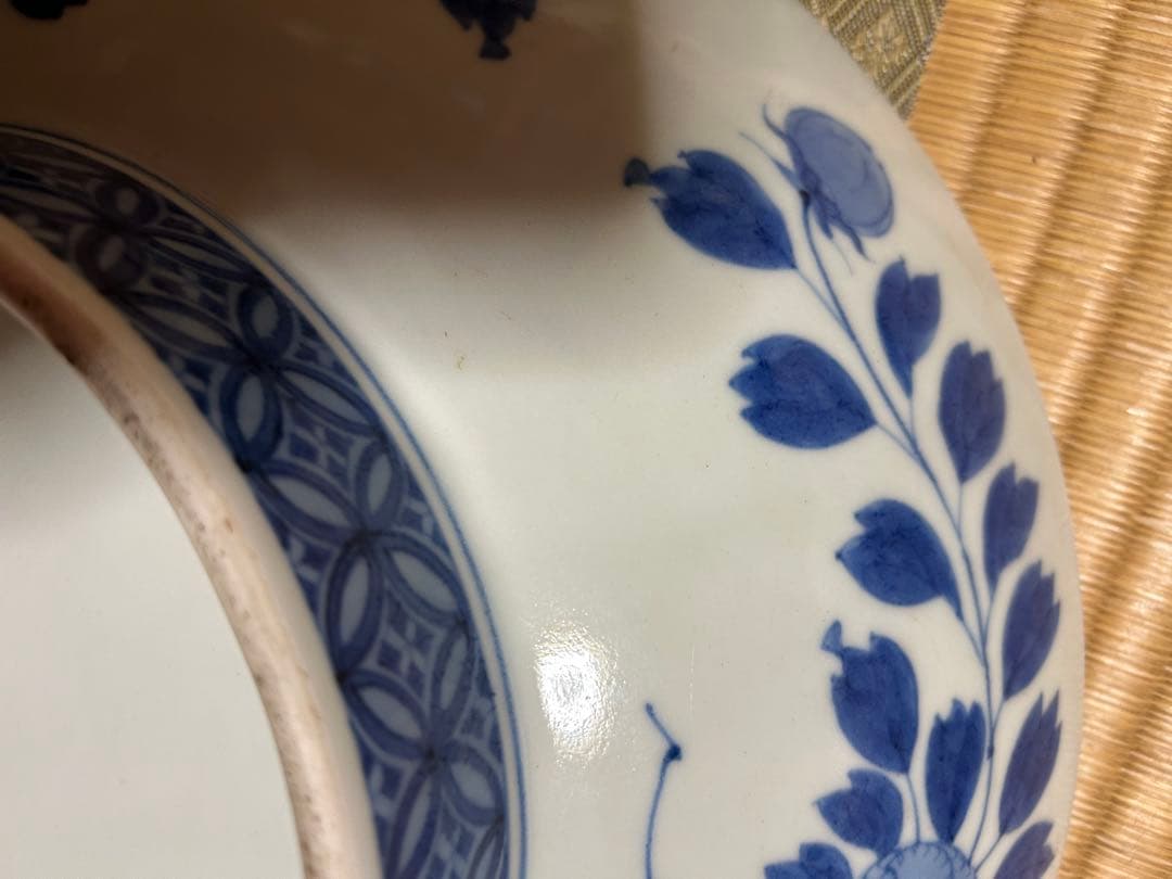 【内容必読】江戸後期　鍋島　大皿　梅紋