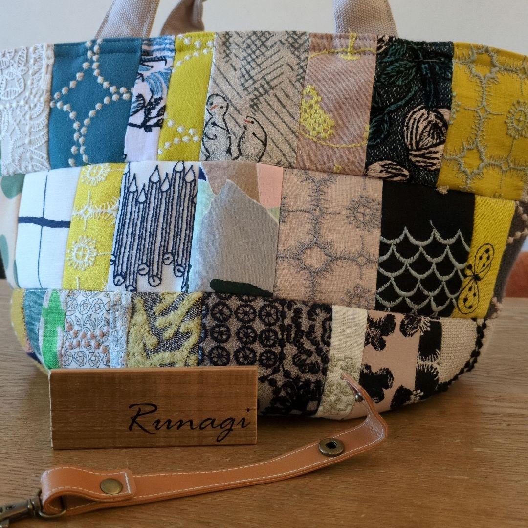 パッチワーク マルシェバッグ＊ミナペルホネン