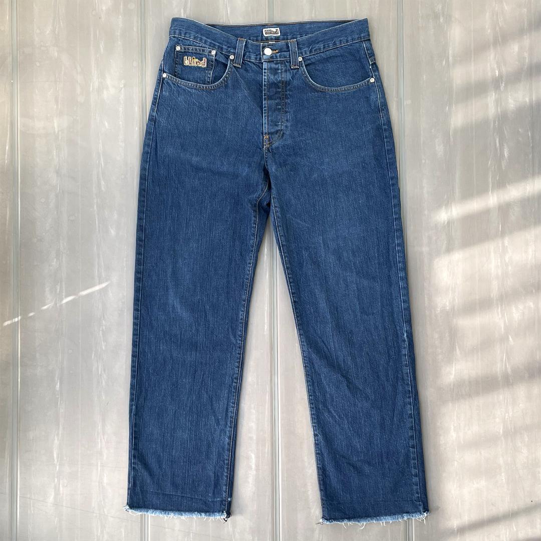 【90年代USA製】レア初期 BLIND ブラインド デニム オールドスケート