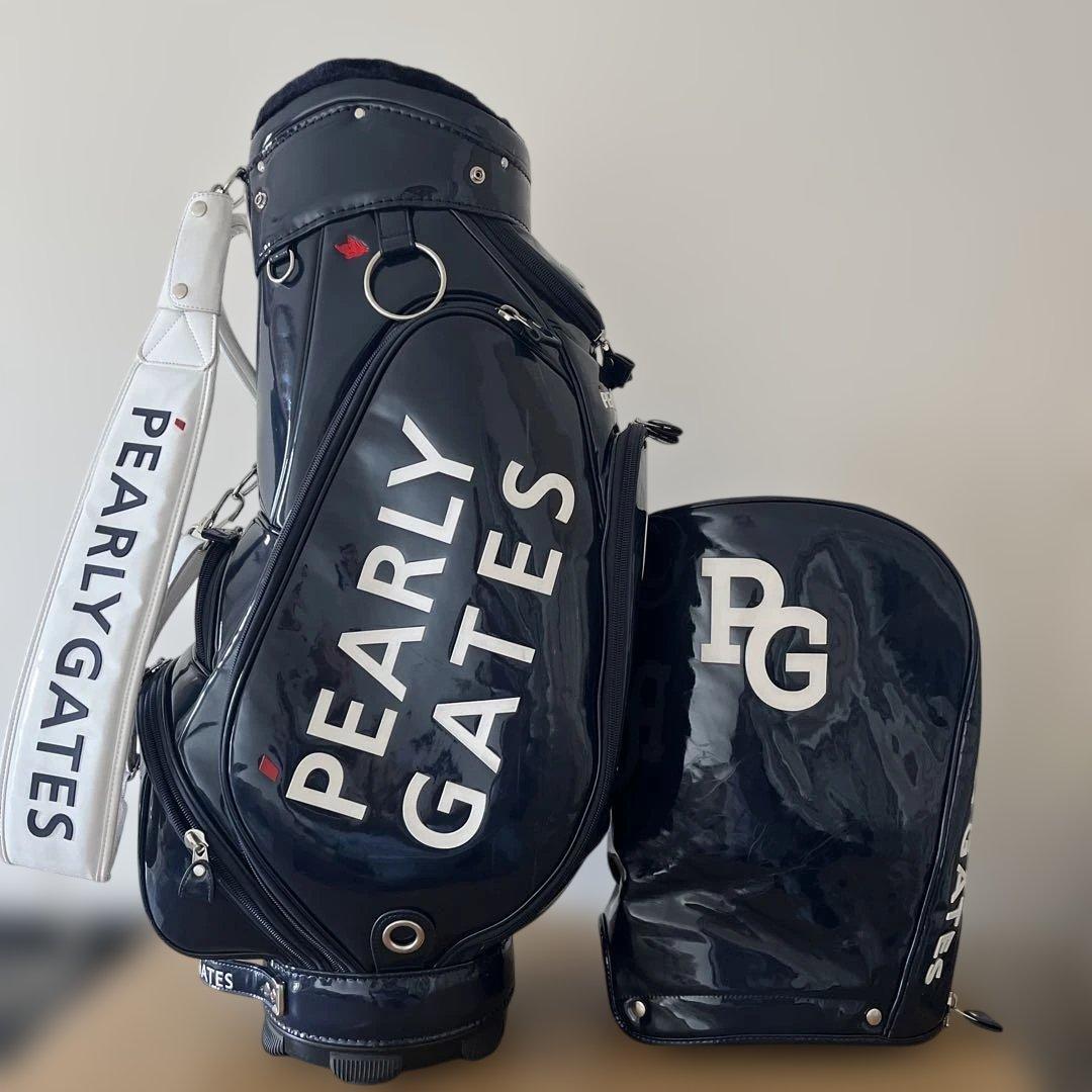 PEARLY GATES パーリーゲイツ キャディバッグ ネイビー