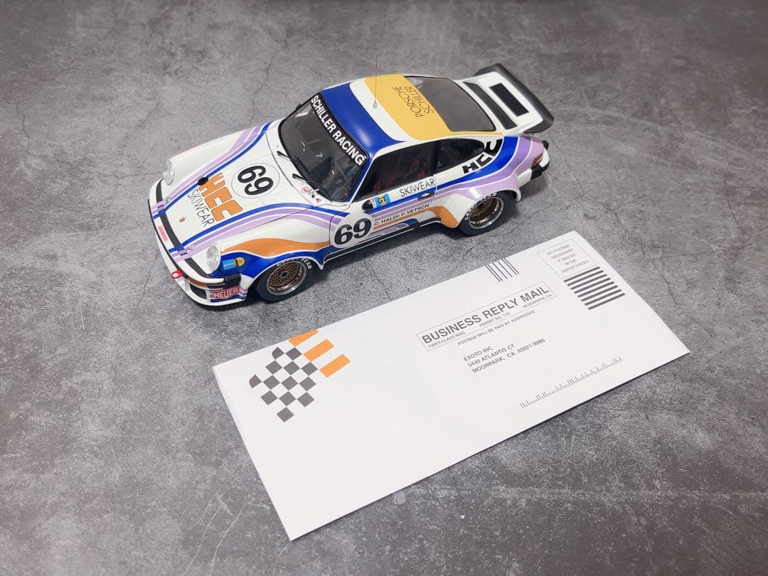 エグゾト 1/18 ポルシェ　934 RSR #69 HCC Skiwear