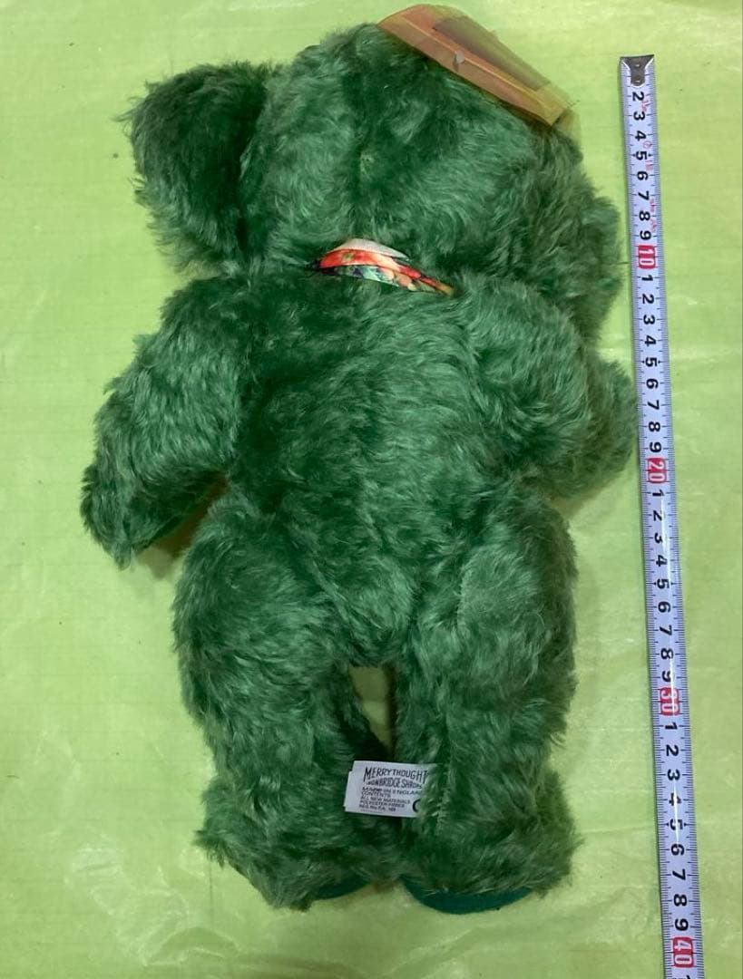 Merrythought チーキー グリーンビーン アンティーク　緑　テディ