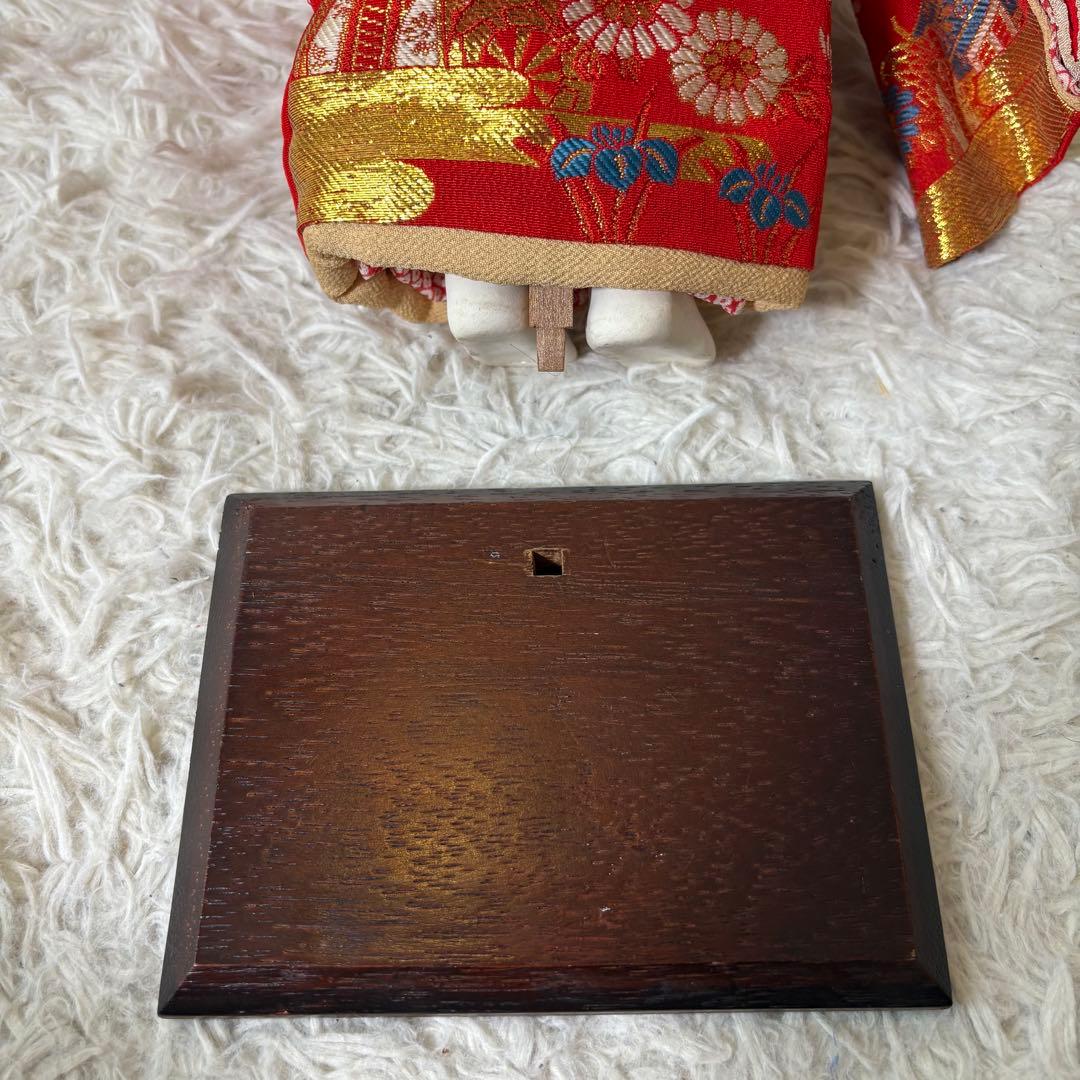 極美品 古い市松人形 45cm 箱入り 元箱