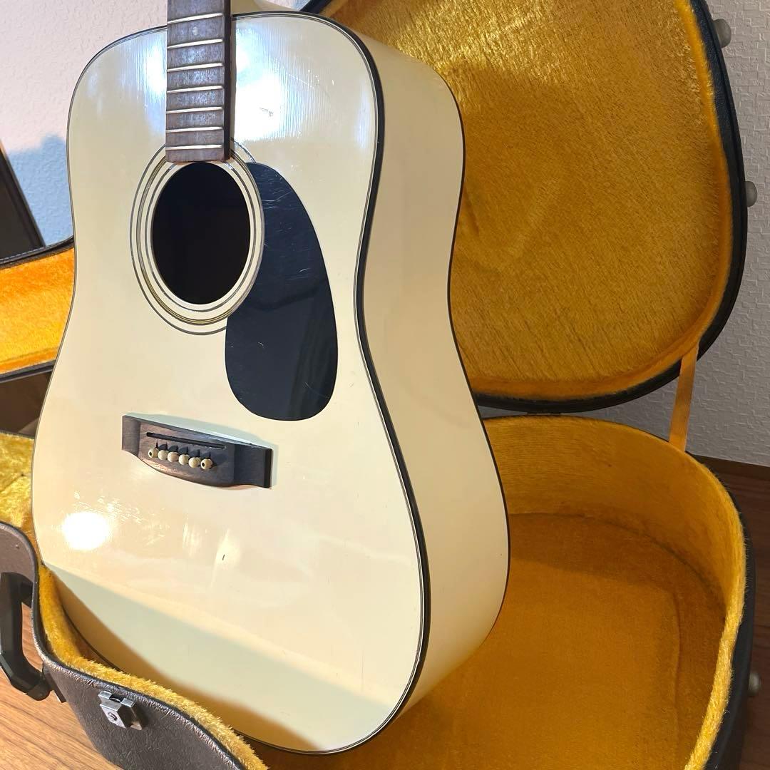 【商品】ヴィンテージ鈴木バイオリン ギター F-150W ホワイト　希少カラー