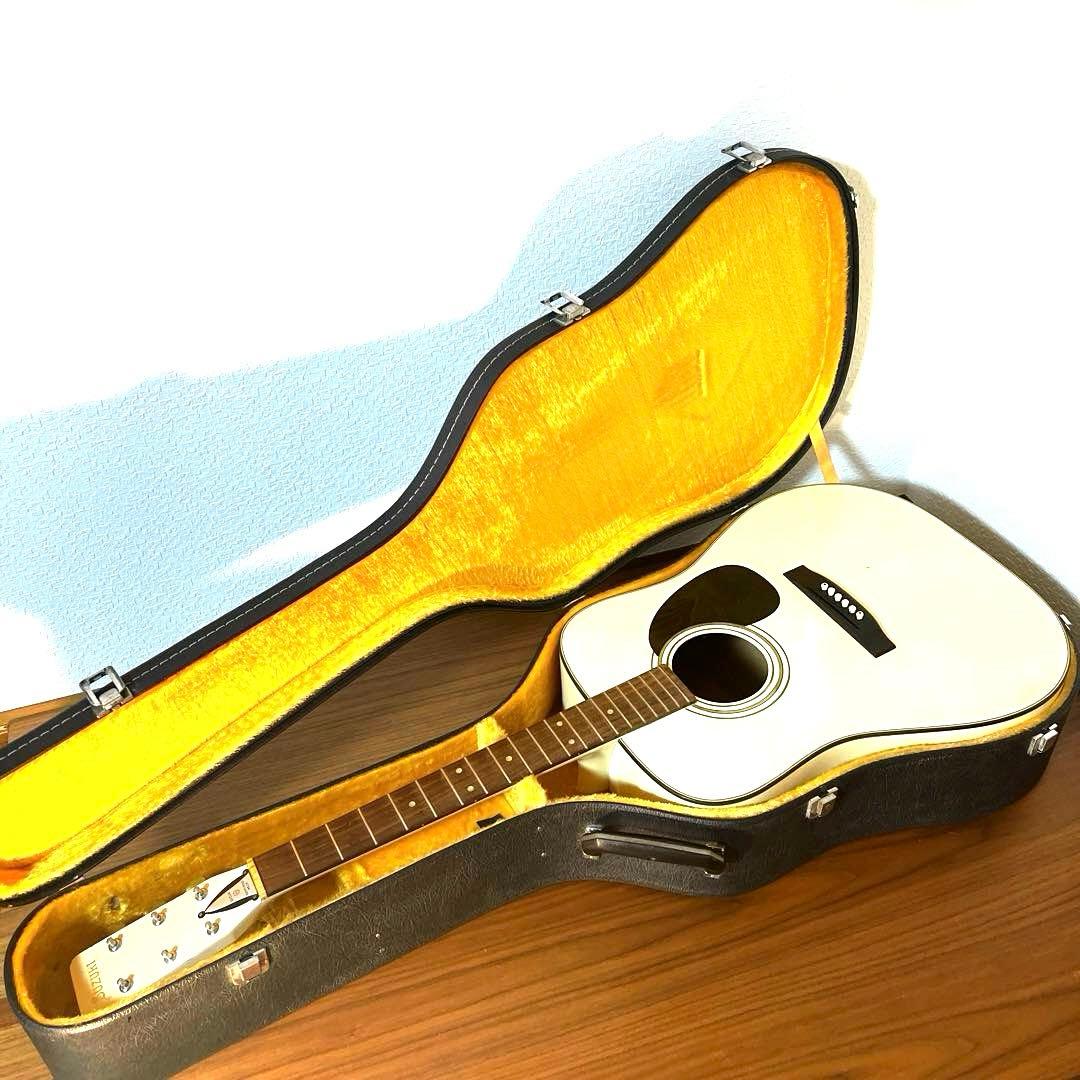 【商品】ヴィンテージ鈴木バイオリン ギター F-150W ホワイト　希少カラー