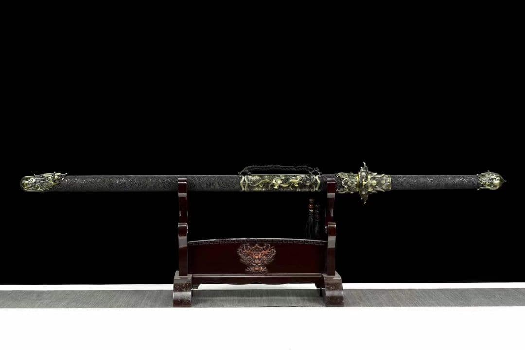 【龍紋唐剣】古兵器 武具　刀装具　日本刀　模造刀 居合刀