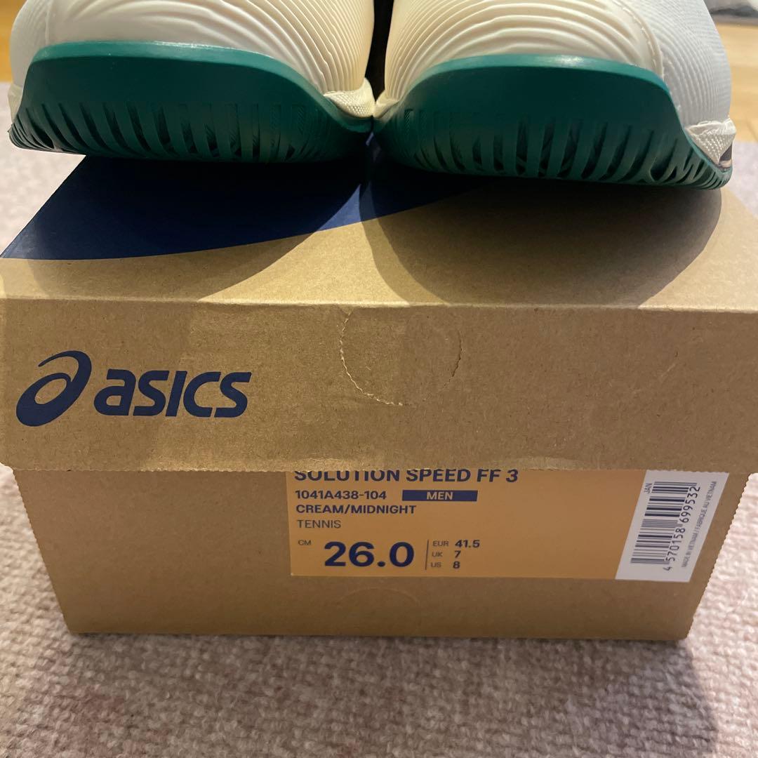 新品 ASICS テニスシューズ SOLUTION SPEED FF3 26cm