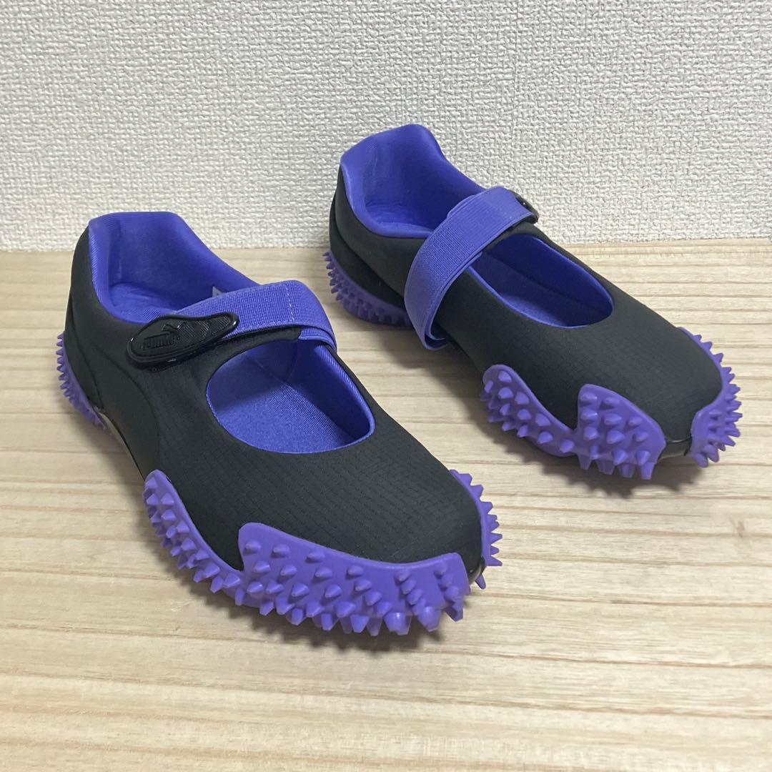 ほぼ新品 PUMA MOSTRO FEY LAUNCH 黒/紫 24.5cm