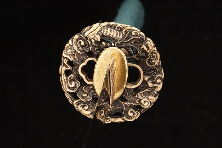 精品銅装T 10焼刃『飛龍』 日本刀 模造刀 居合刀 斬馬刀 龍泉剣 清剣 唐刀