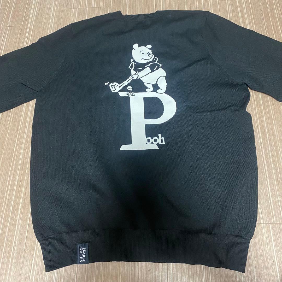 新品タグ付き　パーリーゲイツ プーさんコラボセーター サイズ5