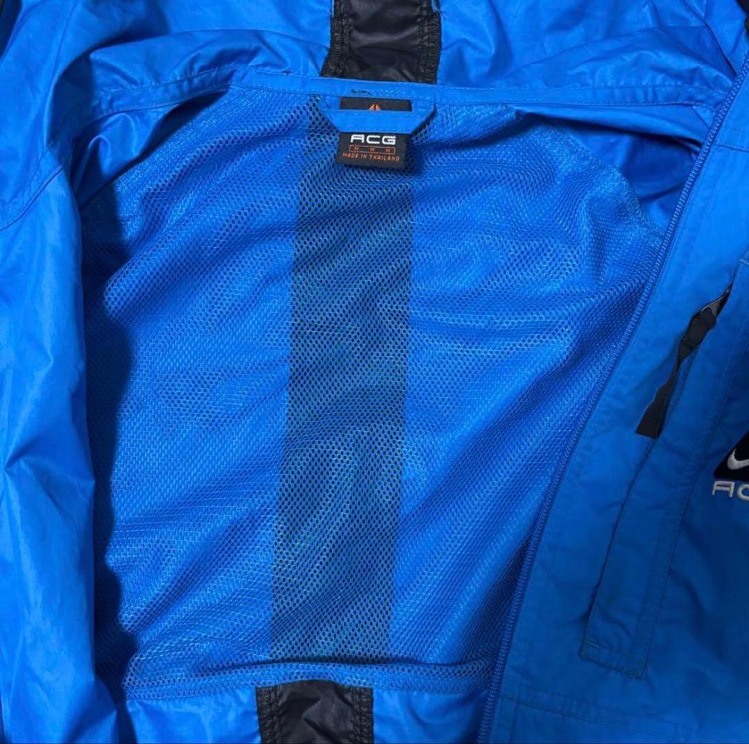90s NIKE ACG ナイロンジャケット ブルー M 美品