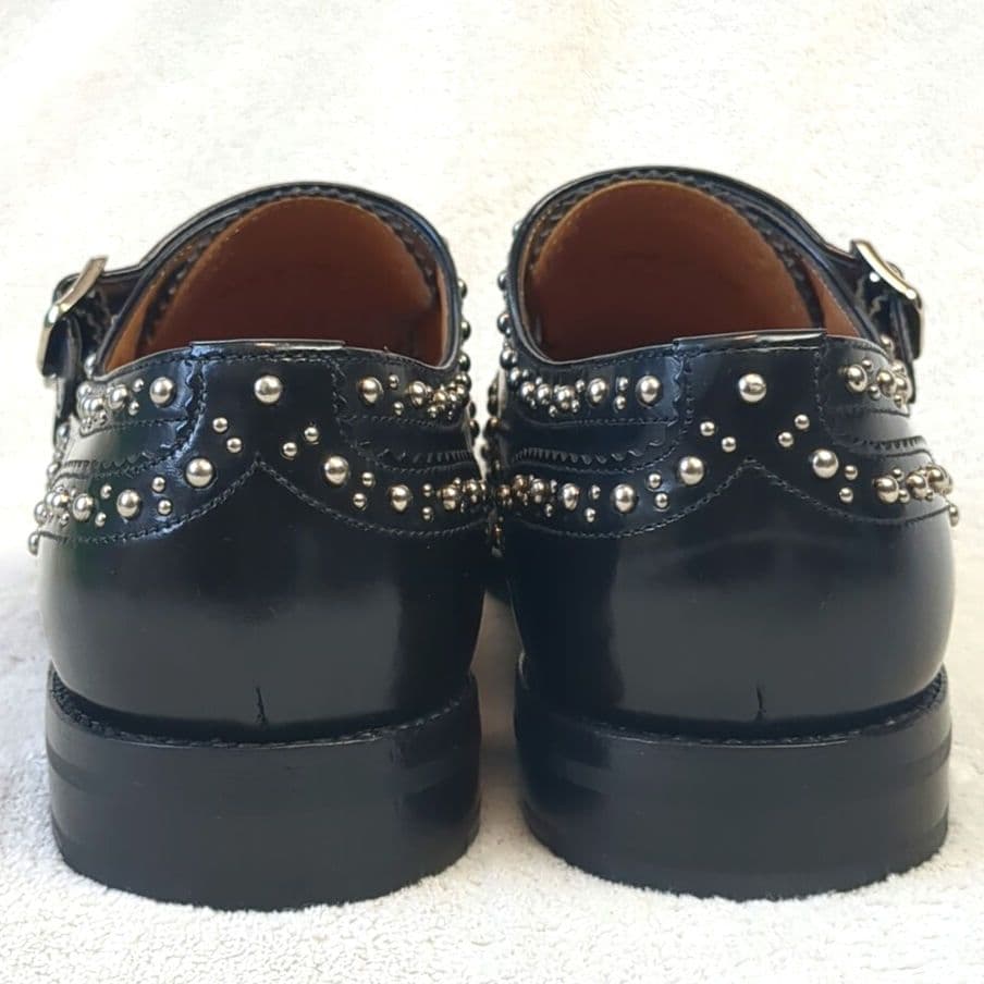 Church's チャーチ LANA MET レザー ブラック サイズ36