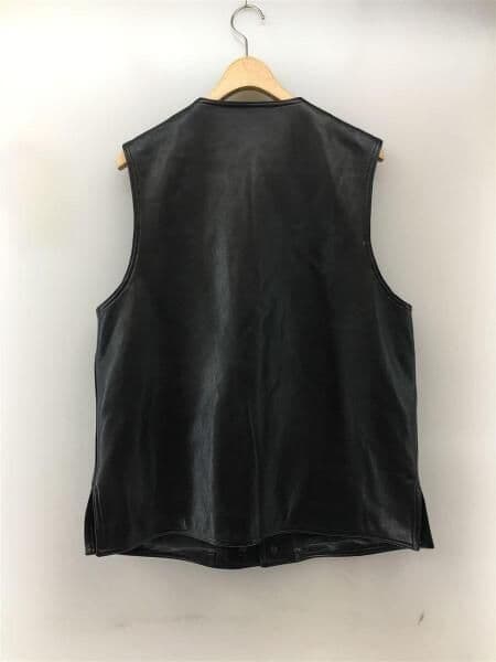 今だけ！【超SALE！】CLAMP 新品カウレザージップアップベスト