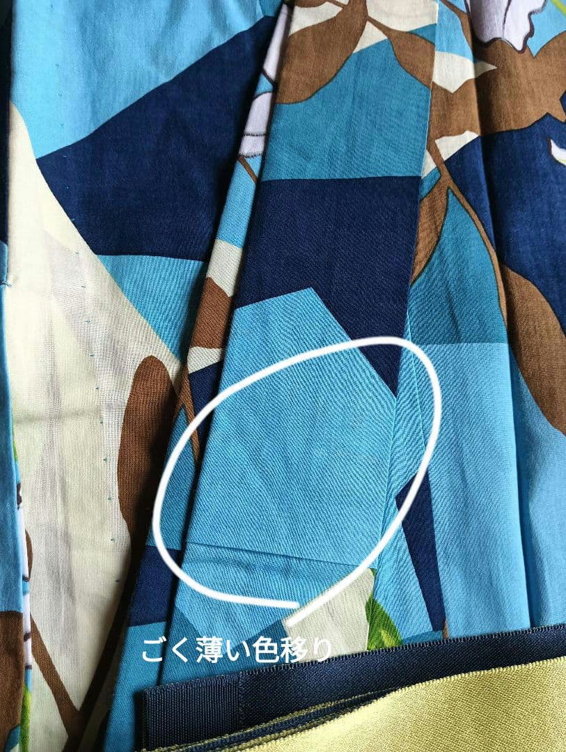 HATA TOKI(羽田登喜男の孫)浴衣、帯、手描き扇子一式　未着用 保管品