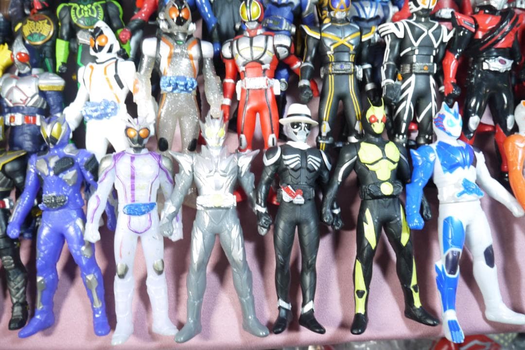 ライダーヒーローシリーズ　ビッグサイズソフビフィギュア　128体セット