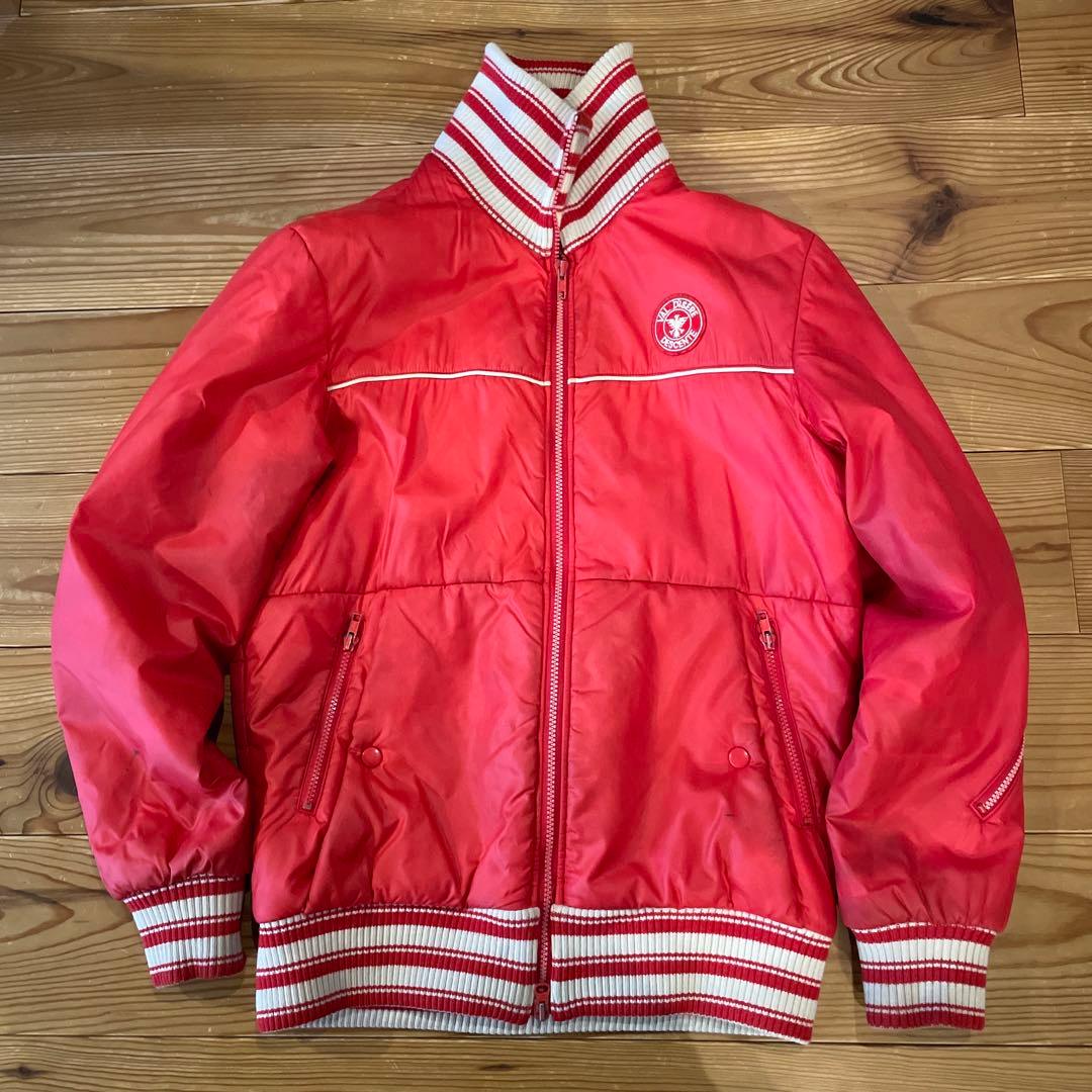 DESCENTE バイカラーリブ付きジャケット Oサイズ